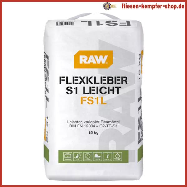 RAW Flexkleber C2TE S1 leicht 15 kg RAW Flexkleber C2TE S1 leicht 15 kg