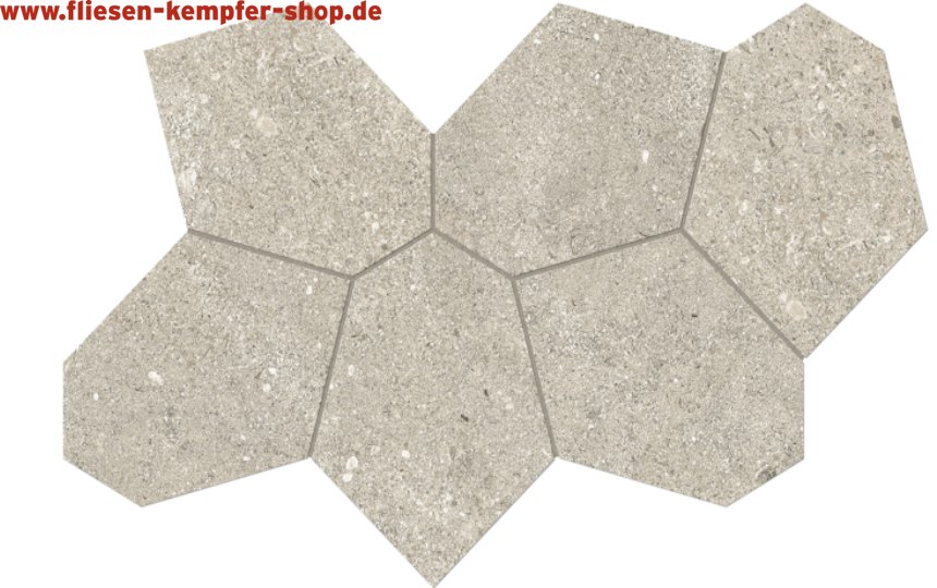Mosaik Limes Esagona taupe