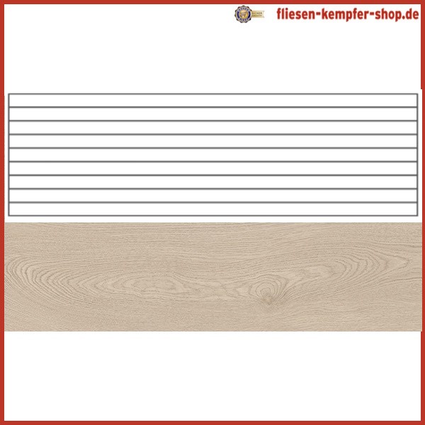 Mosaik Unity Birke Stab natur, 20 x 60 cm