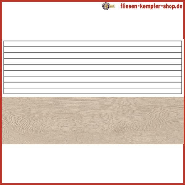 Mosaik Unity Birke Stab natur, 20 x 60 cm