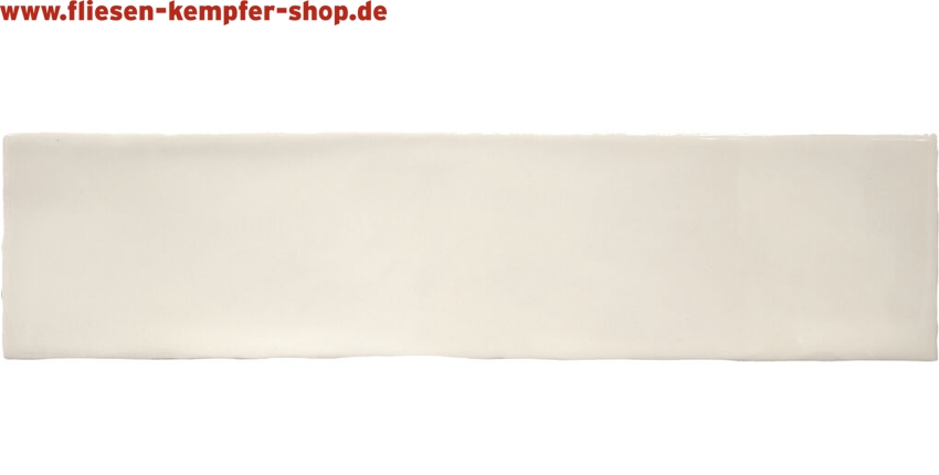 Wandfliese Colonia ivory glänzend 7,5x30 cm, Retro / Vintage