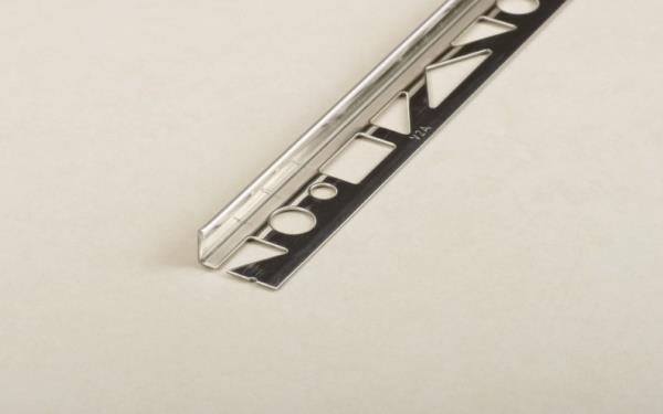 Profil Profloor Winkel Edelstahl gebürstet 8 mm, 2,5 m