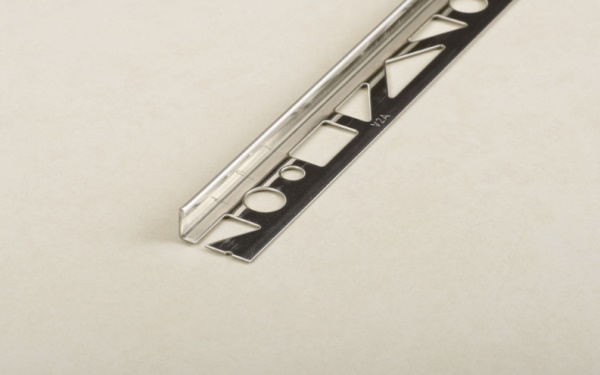 Profil Profloor Winkel Edelstahl gebürstet 10 mm, 2,5 m