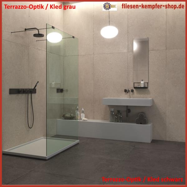 Fliese Kled grau 60 x 120 cm