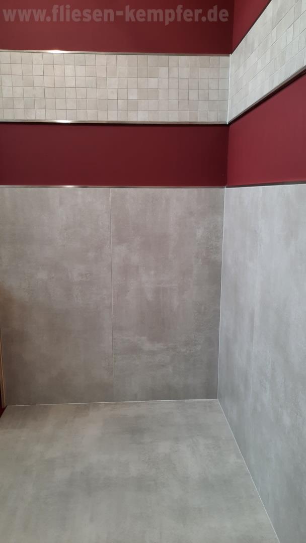 Fliese Baalt beigegrau matt 120x120 cm, Bodenfliese / Wandfliese