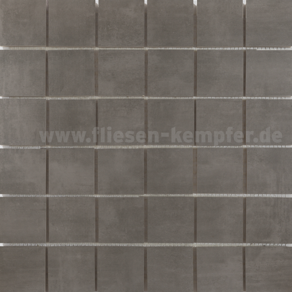 Mosaik Baalt rauch matt 5x5 / 30x30 cm