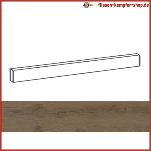 Sockel Alpha Kastanie 4,6 x 120 cm