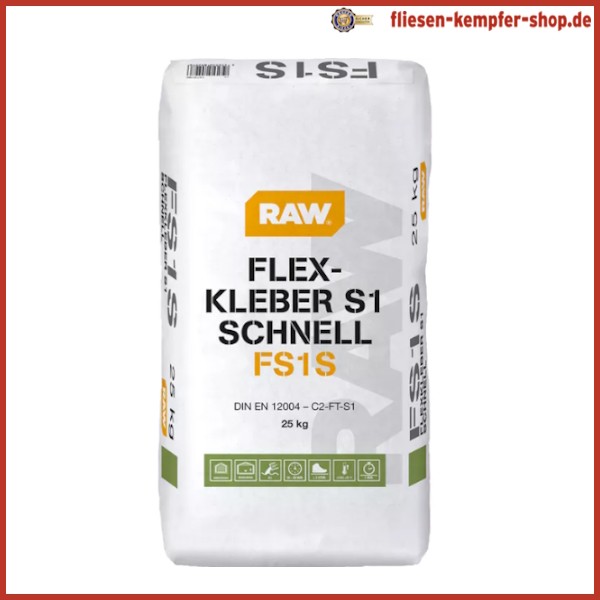 RAW Flexkleber C2FT S1 schnell 25 kg