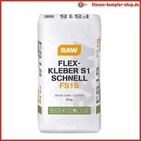 RAW Flexkleber C2FT S1 schnell 25 kg
