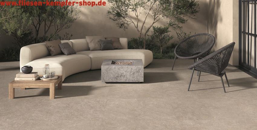 Terrassenfliese Limes taupe 60x120x2 cm, Outside-025