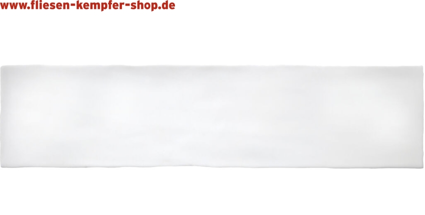 Wandfliese Colonia white glänzend 7,5x30 cm, Retro / Vintage