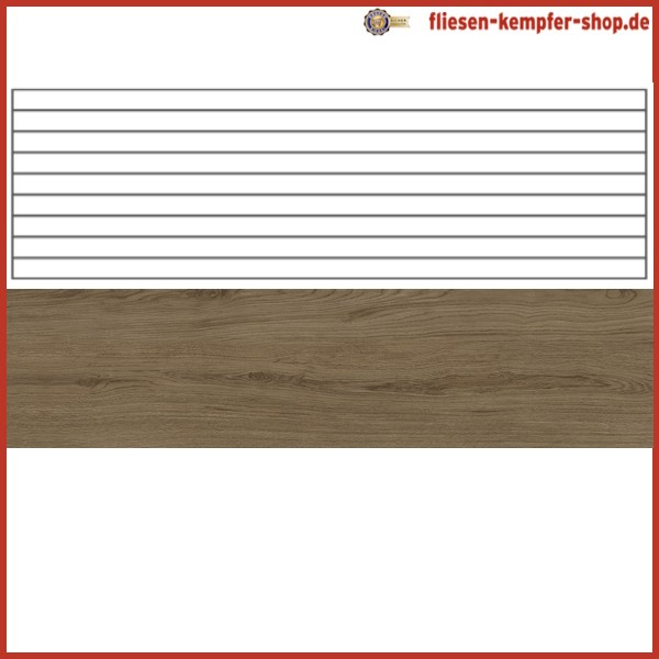 Mosaik Unity Walnuss Stab natur, 20 x 60 cm