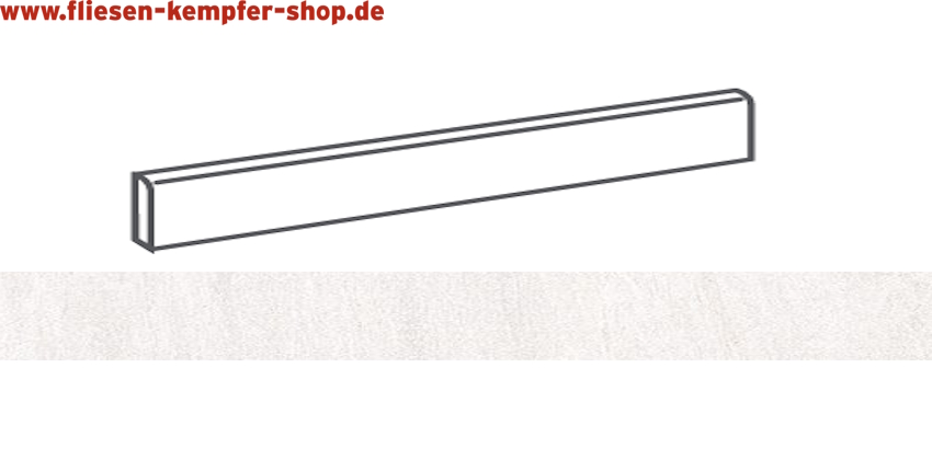 Sockel Baltina weiss 4,6x60 cm