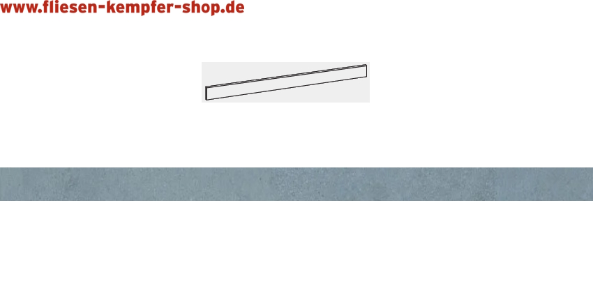 Sockel Milano wave 6,5x120 cm