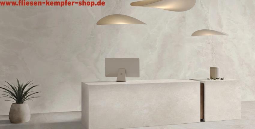 Fliese Antoin Glow Hochglanz poliert brilliant 120x120 cm, xxl