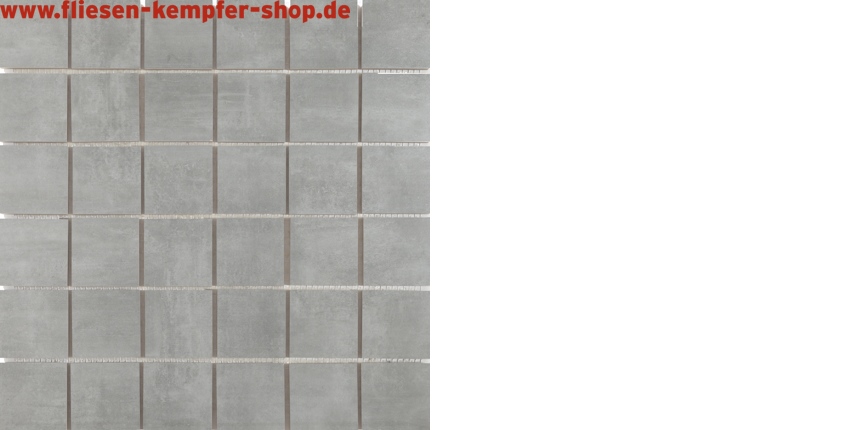 Mosaik Baalt grau matt 5x5 / 30x30 cm