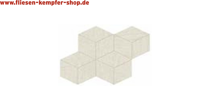Mosaik Baltina Rombe Weiss 30x35 cm, Bodenfliese / Wandfliese