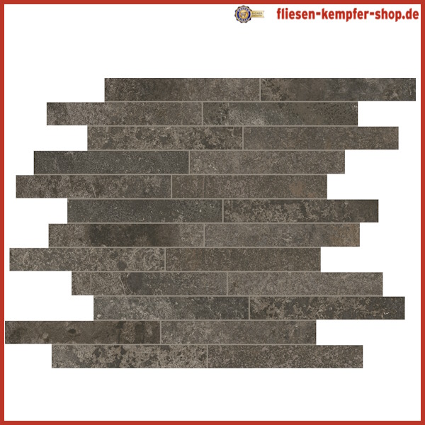Mosaik Onyxia anthrazit, Brick 30x30 cm