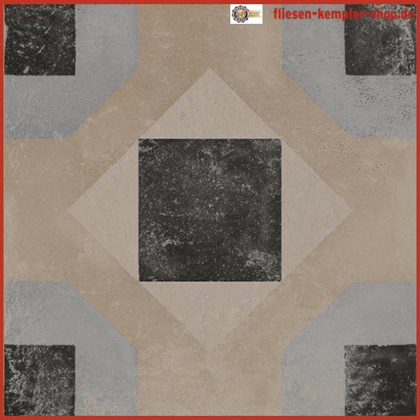Fliese Retro Zement 20 x 20 cm, frejus-331