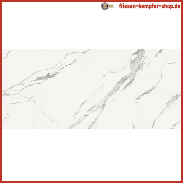 Fliese Statuario poliert 60 x 120 cm