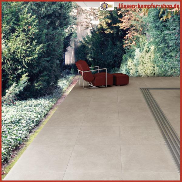 Terrassenfliese Bolvar grau 60 x 60 x 2 cm Outside-427