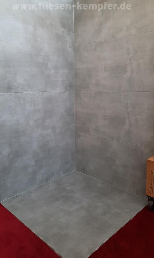 Fliese Baalt grau matt 60x120 cm, Bodenfliese / Wandfliese