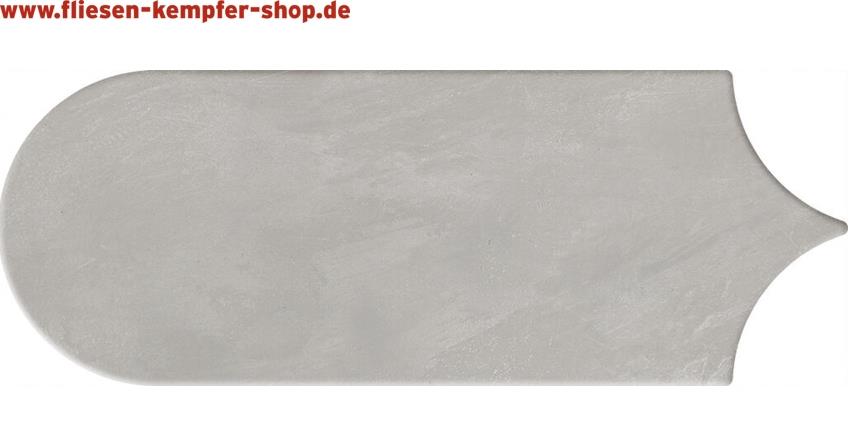 Wandfliese Albania plomb matt 8x21,5 cm, Retro / Vintage