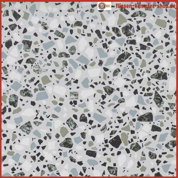 Fliese Terrazzo grün 60 x 60 cm