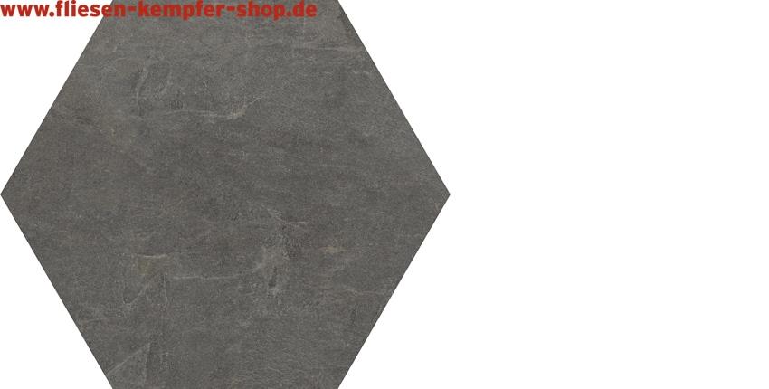 Fliese Catania grau 6-Eck 24x27,7 cm, Bodenfliese / Wandfliese