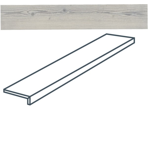 Treppenfliese Edelwood Birke 30 x 120 x 3,3 cm