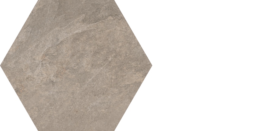 Fliese Catania braun 6-Eck 24x27,7 cm, Bodenfliese / Wandfliese
