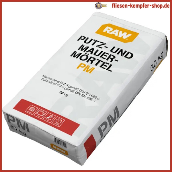 RAW Putz- und Mauermörtel, 30 kg