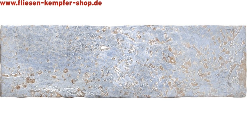 Wandfliese Industry blue glänzend 7,5x30 cm cm, Retro / Vintage