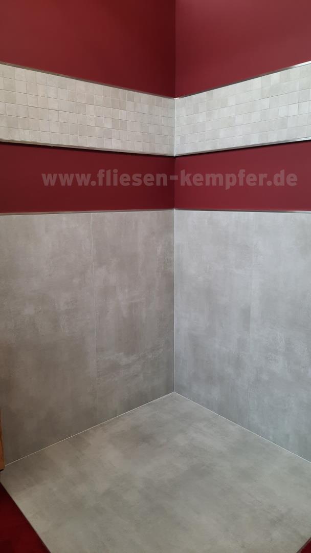 Fliese Baalt beigegrau matt 60x120 cm, Bodenfliese / Wandfliese