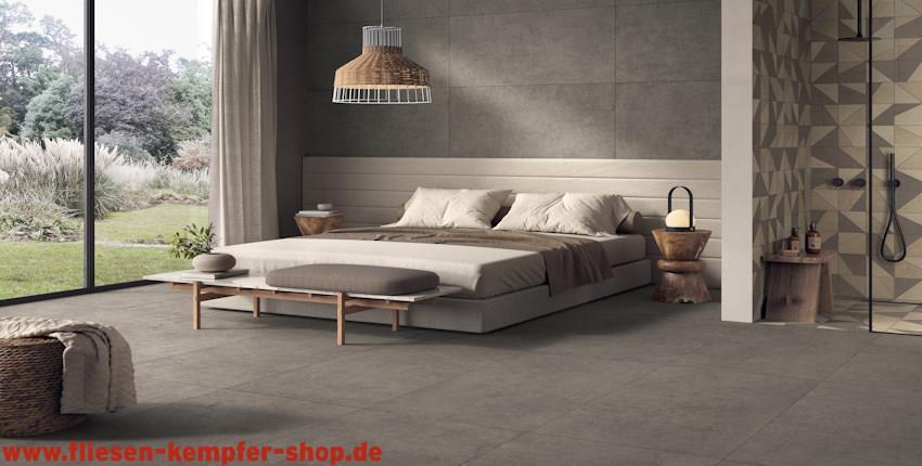 Fliese Terrali mud 100x100 cm Bodenfliese / Wandfliese