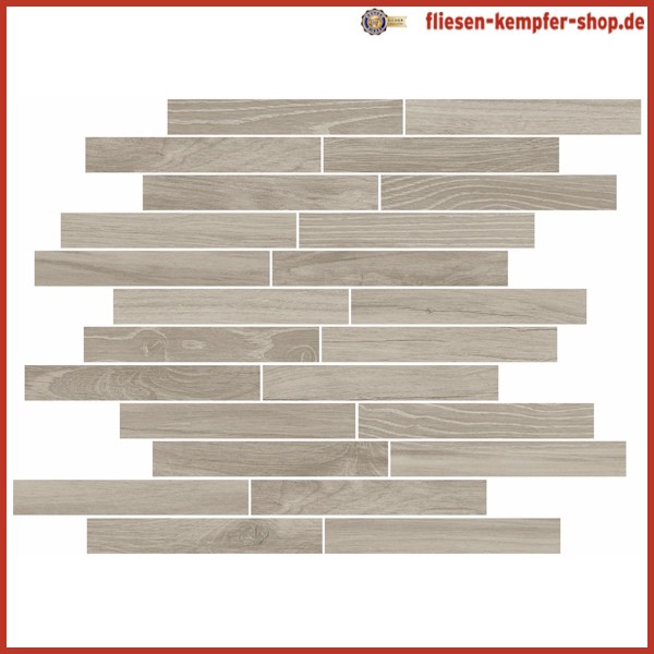 Mosaik Rustical Esche Stick 30 x 30 cm / Netz