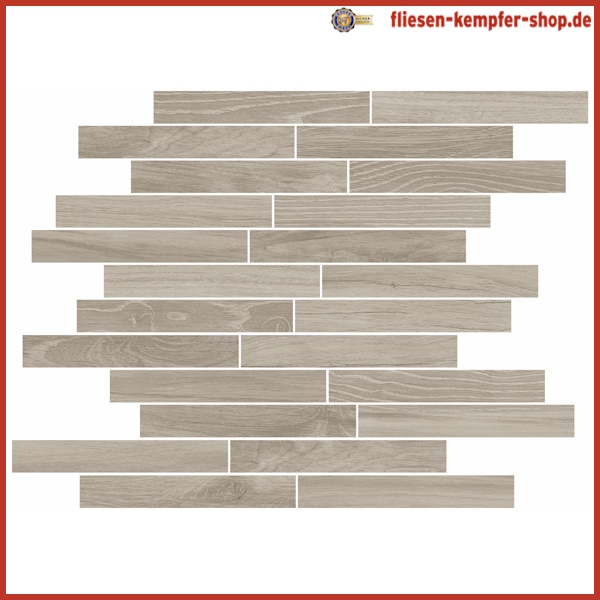 Mosaik Rustical Esche Stick 30x30 cm / Netz