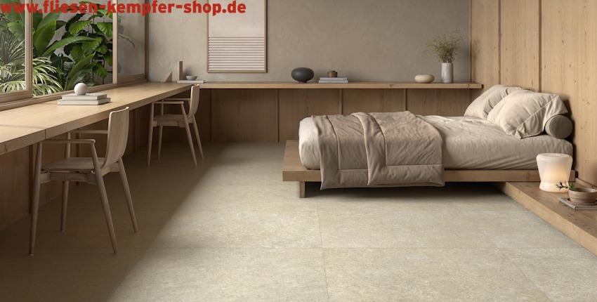 Fliese Limes weiss 100x100 cm, Bodenfliese / Wandfliese