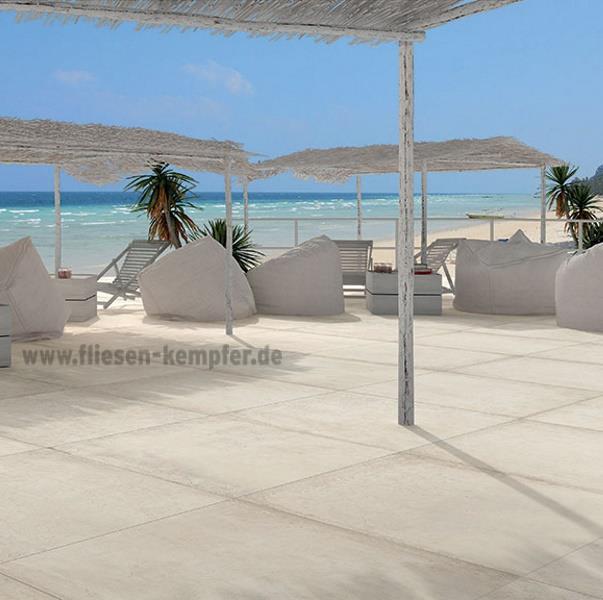 Terrassenfliese Morgana kalk 100 x 100 x 2 cm Outside-454