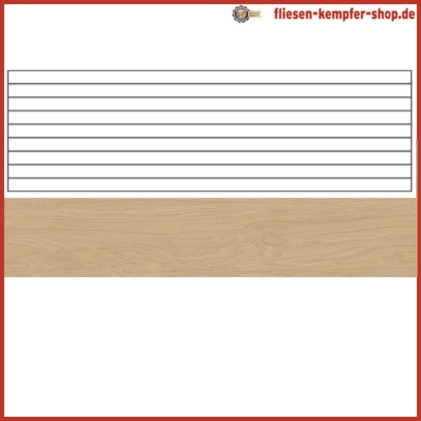 Mosaik Unity Buche Stab natur, 20 x 60 cm