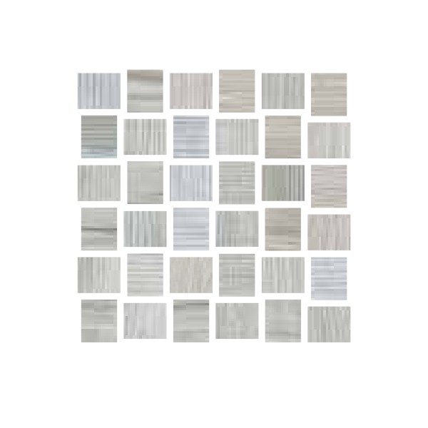 Mosaik Edelwood Welle Birke 5x5 / 30x30 cm