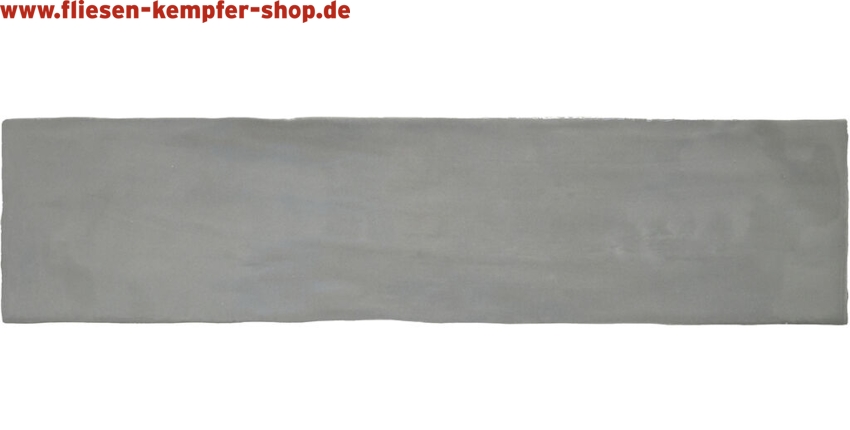 Wandfliese Colonia grey glänzend 7,5x30 cm, Retro / Vintage