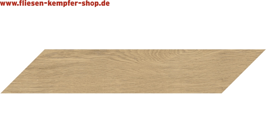 Fliese Este Chevron Sequoia 2/10 x 60 cm, Bodenfliese / Wandfliese