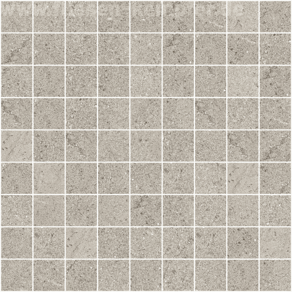 Mosaik Drahir grau natur 3.0x3.0 / 30x30 cm Netz