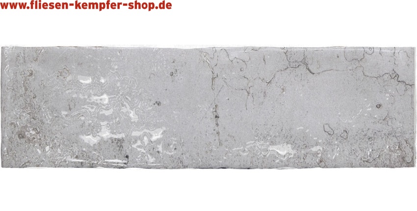 Wandfliese Industry silver glänzend 7,5x30 cm cm, Retro / Vintage