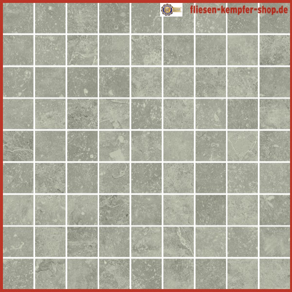Mosaik Bolvar grau 3.3x3.3, 30x30 cm