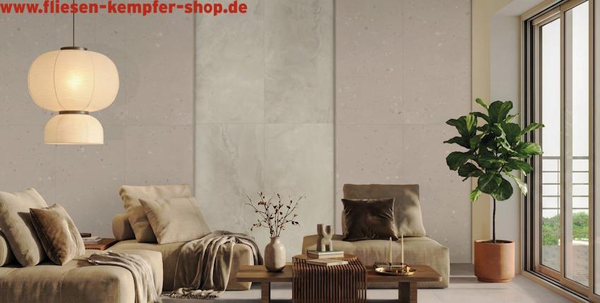 Fliese Antoin Glow Hochglanz poliert brilliant 120x120 cm, xxl