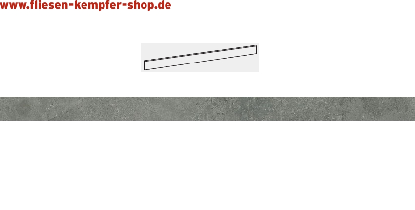 Sockel Milano sienna 7,5x60 cm
