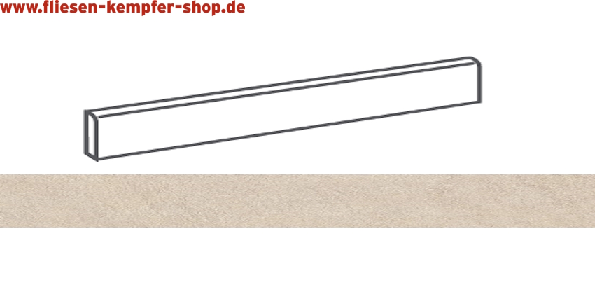 Sockel Baltina beige 4,6x60 cm