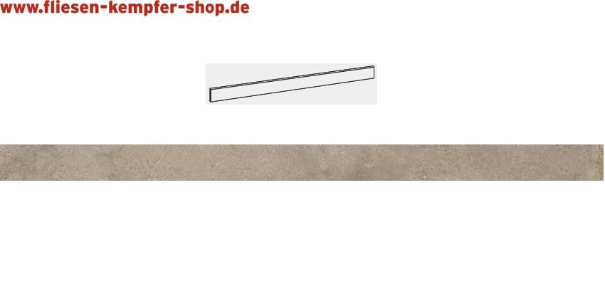 Sockel Milano loom 6,5x120 cm